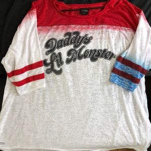 Daddy’s little monster size 5 shirt
